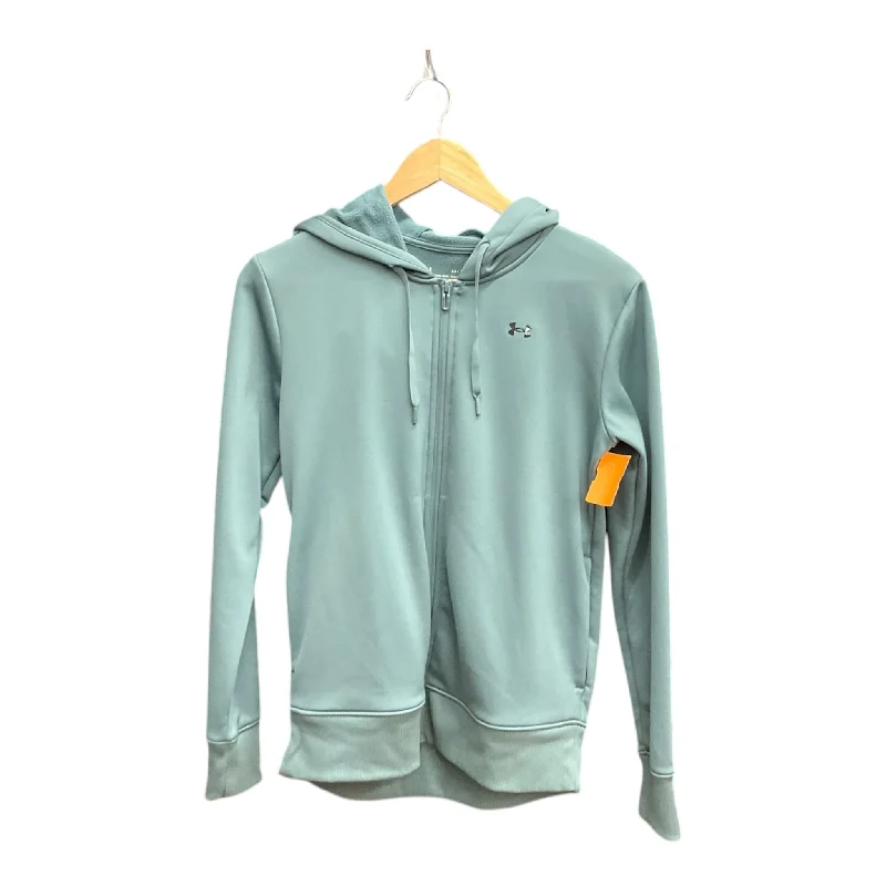 Athletic Jacket By Under Armour In Teal, Size: Xs Relaxed Men's Beach