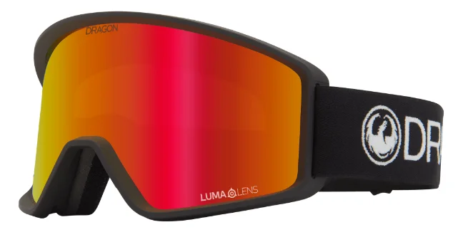Dragon DXT Dragon Goggles Black/Red Polished Men's Satin