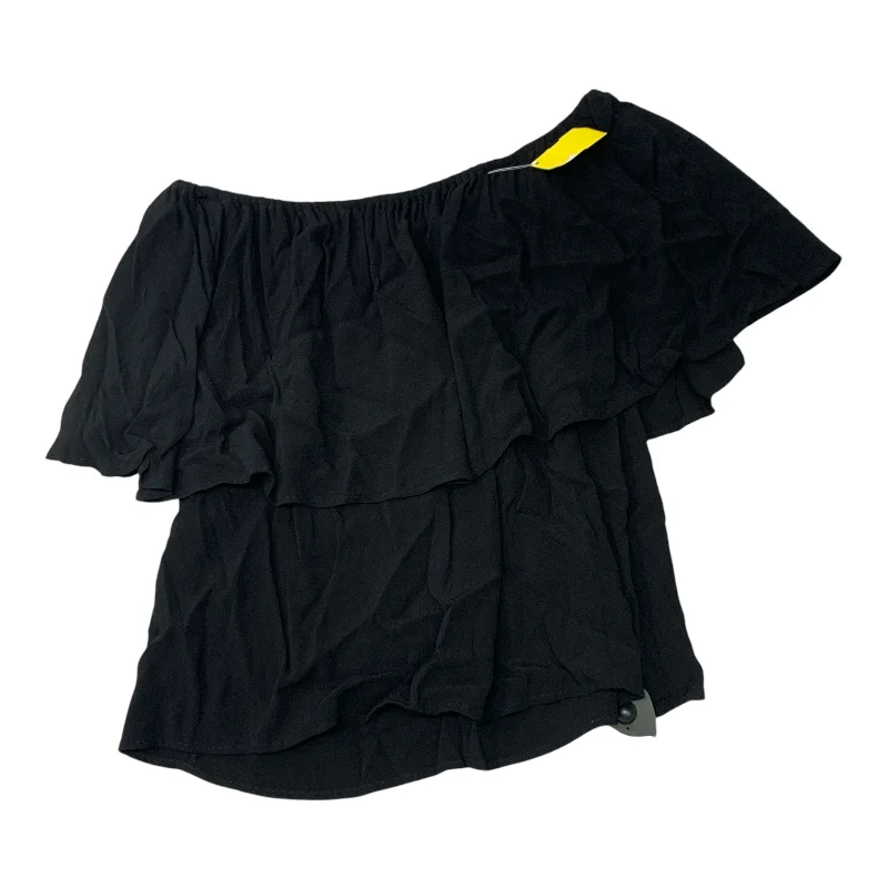 Top Short Sleeve By Holding Horses In Black, Size: M Practical Men's Quick