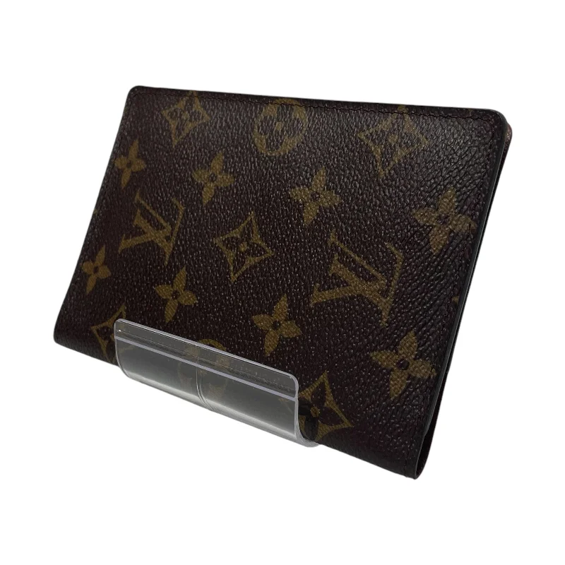 LOUIS VUITTON/Wallet/Monogram/Leather/BRW/ Elegant Men's Cashmere