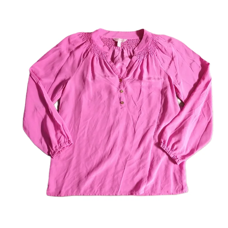 Top Long Sleeve Designer By Lilly Pulitzer  Size: S Minimalist Men's Casual 