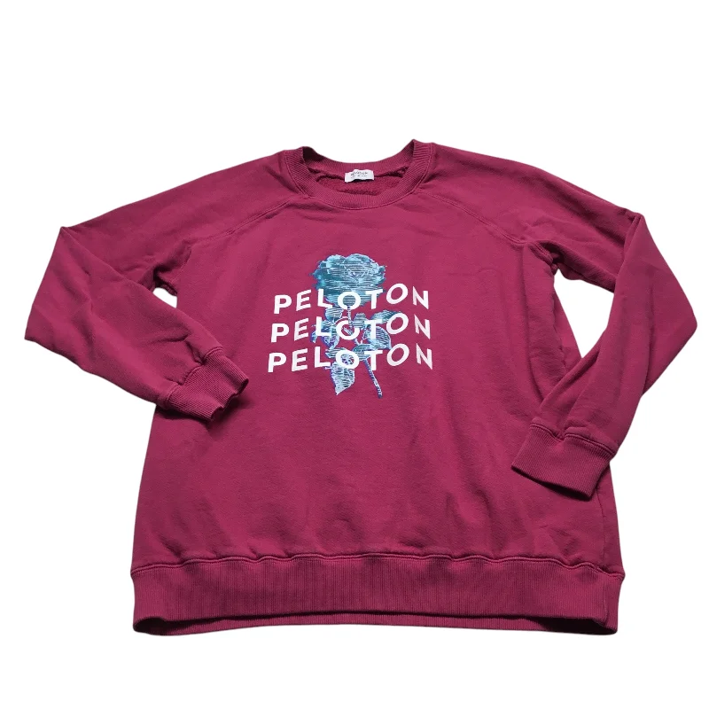 Athletic Top Long Sleeve Crewneck By Cmc In Pink, Size: M Cool Men's Skate