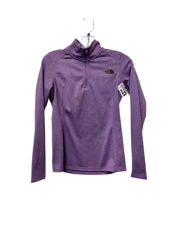 Athletic Jacket By The North Face In Purple, Size: Xs Tailored