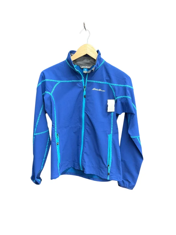Athletic Jacket By Eddie Bauer In Blue, Size: Xs Cclassic Men's Tweed