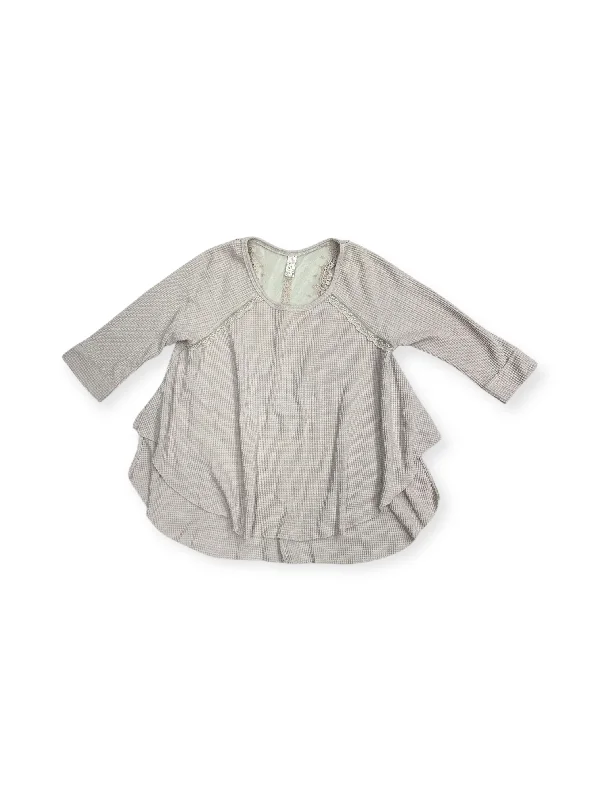 Top 3/4 Sleeve By Free People  Size: S Refined Men's European