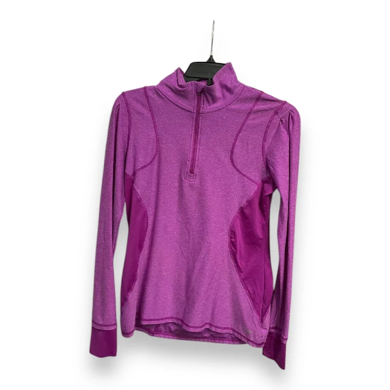 Athletic Top Long Sleeve Collar By Champion In Purple, Size: S Refined Men's Classic Athletic Top Long Sleeve Collar By Champion In Purple, Size: S Refined Men's Classic
