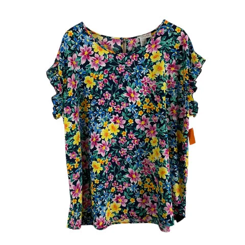 Top Short Sleeve By First Love In Multi-colored, Size: 3x Youthful Men's Anime
