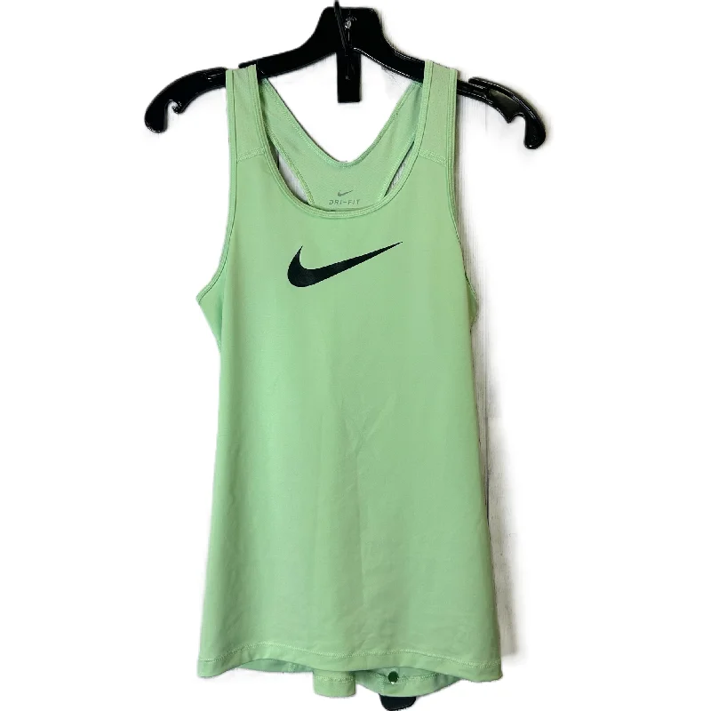 Green Athletic Tank Top By Nike Apparel, Size: S Hip Men's Retro