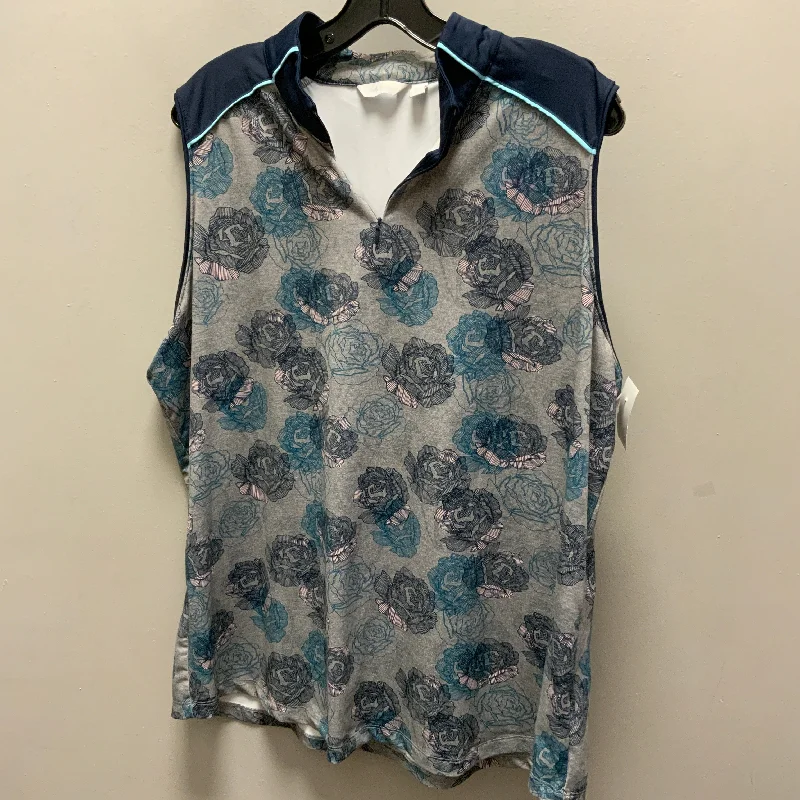 Athletic Top Short Sleeve By Lady Hagen In Blue, Size: Xxl Relaxed Men's Australian 