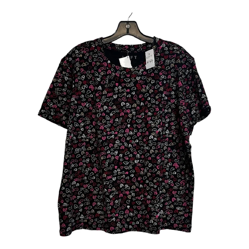 Top Short Sleeve By Loft In Black, Size: L Refined Men's European