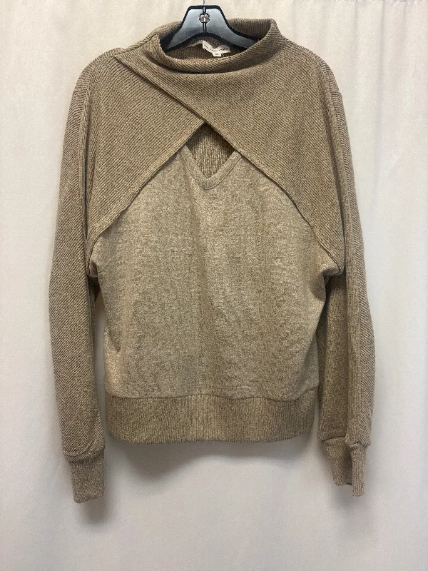 Top Long Sleeve By Clothes Mentor In Tan, Size: Xl Earthy Men's Hemp