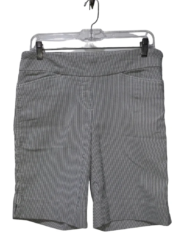 Striped Pattern Shorts Hilary Radley, Size M Edgy Men's Punk