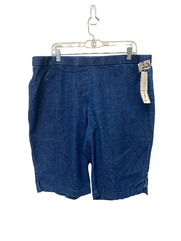 Blue Denim Shorts Alfred Dunner, Size 16 Hip Men's Urban
