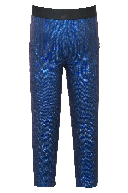 Blue Leggings Refined Men's Velvet