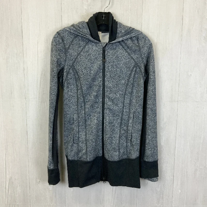Athletic Jacket By Lululemon In Grey, Size: 6 British Gentleman Style