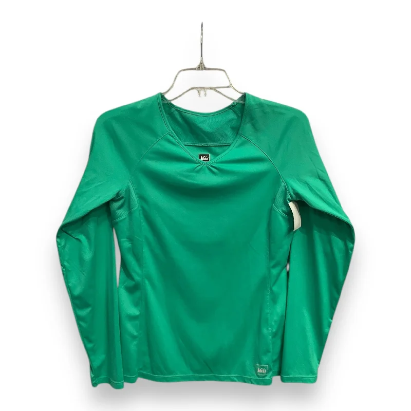 Athletic Top Long Sleeve Crewneck By Rei In Teal, Size: Xs Sharp Men's Italian