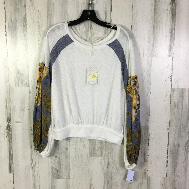 Top Long Sleeve By Free People  Size: Xs Cool Men's Distressed