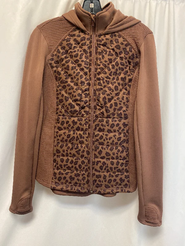Athletic Jacket By Tek Gear In Brown, Size: S Classic Men's Pin