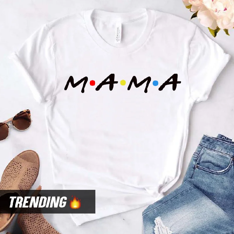 Mama Friends T-Shirt (MRK X) Trendy Men's Oversized