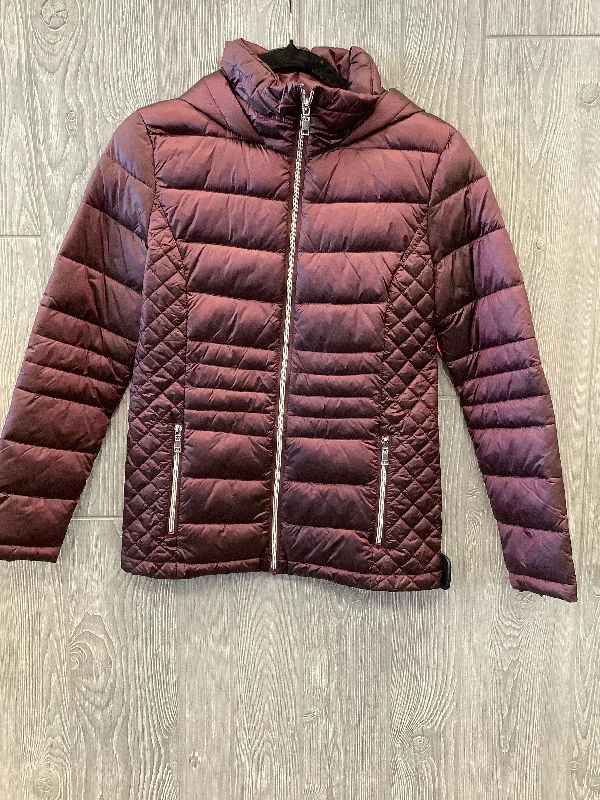 Coat Puffer & Quilted By Black Rivet In Red, Size: S Laid