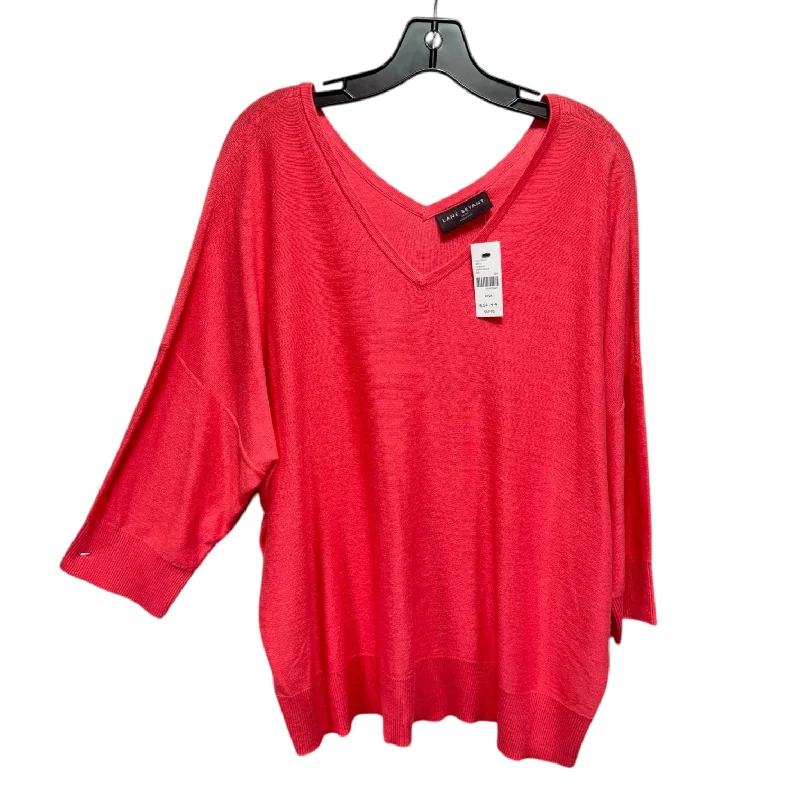 Sweater By Lane Bryant In Coral, Size: 22 Refined Men's Classic 