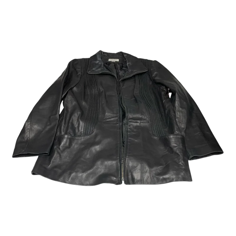 Coat Leather By Preston And New York In Black, Size: 2x Casual Men's Japanese 