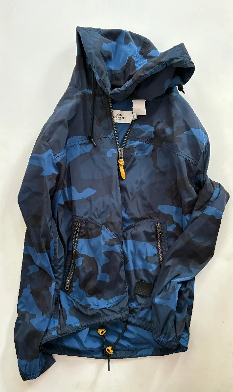 Coat Parka By Coach In Camoflauge, Size: M Stylish Men's Neon