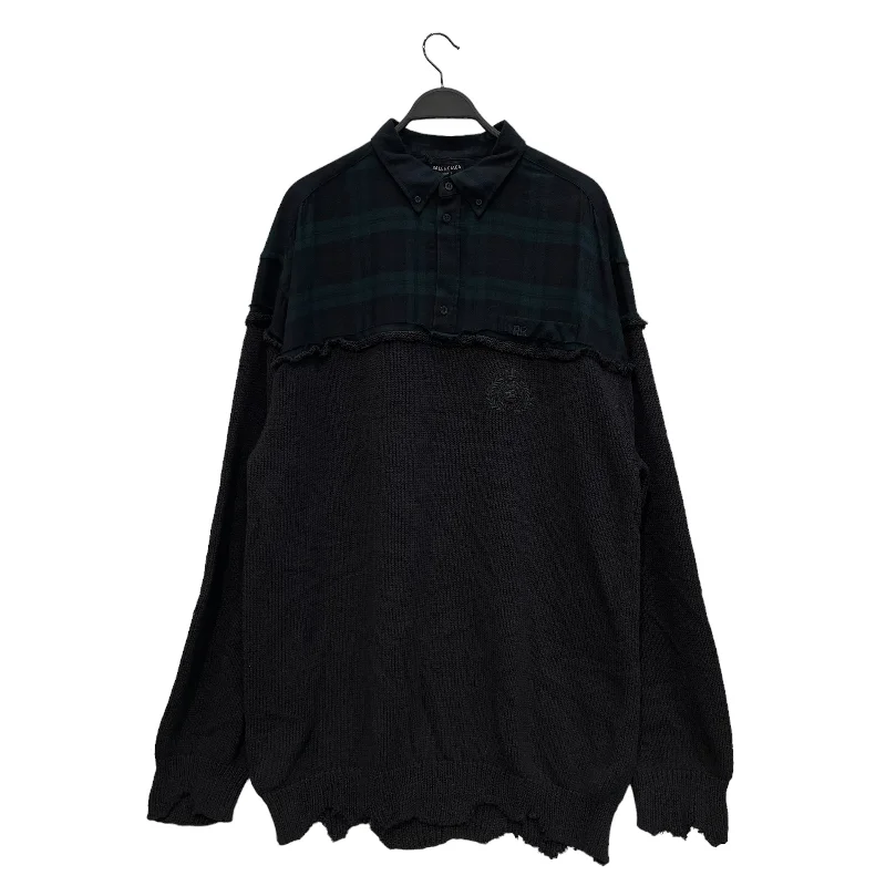 BALENCIAGA/Patched Button Up Knit Sweater/5 Artistic Men's Avant