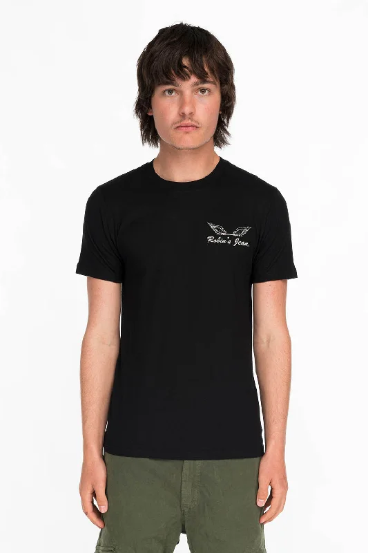 ROBIN WINGS TEE IN BLACK WHITE Dynamic Men's High