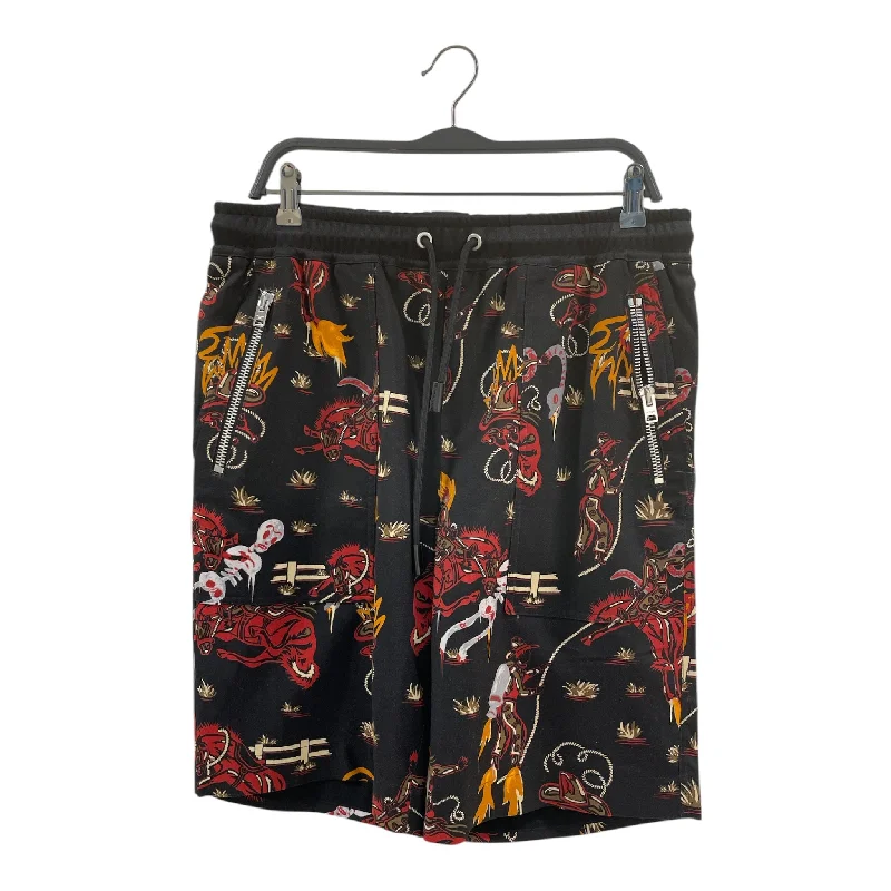 COACH/Shorts/XL/Cotton/BLK/All Over Print/BULL PRINT OVER Relaxed Men's Australian 