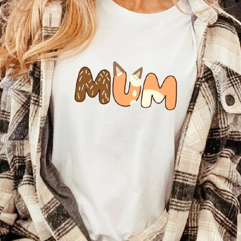 Puppy Dog - Mum T-Shirt White Bold Men's Animal