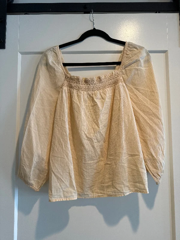 Top Long Sleeve By Banana Republic  Size: S Tailored