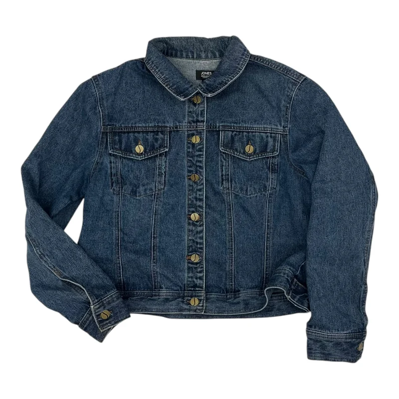 Jacket Denim By Jones New York In Blue Denim, Size:Xl Traditional Men's Country