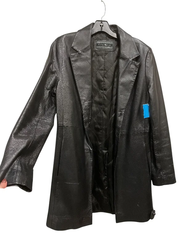 Coat Leather By Clothes Mentor In Black, Size: M Artistic Men's Avant