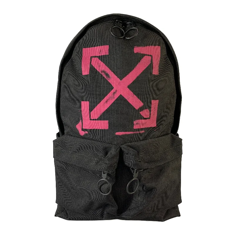 OFF-WHITE/Backpack/Black/Polyester/OMNB003R19C36024 Elegant Men's Cashmere