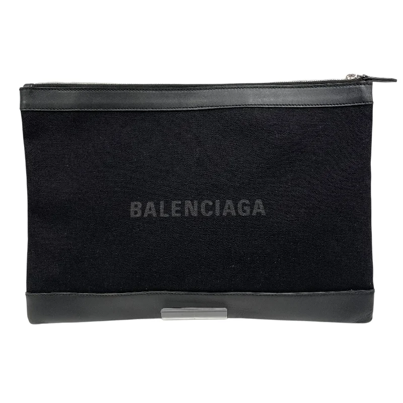 BALENCIAGA/Clutch Bag/Black/Cotton/ Cool Men's Skate