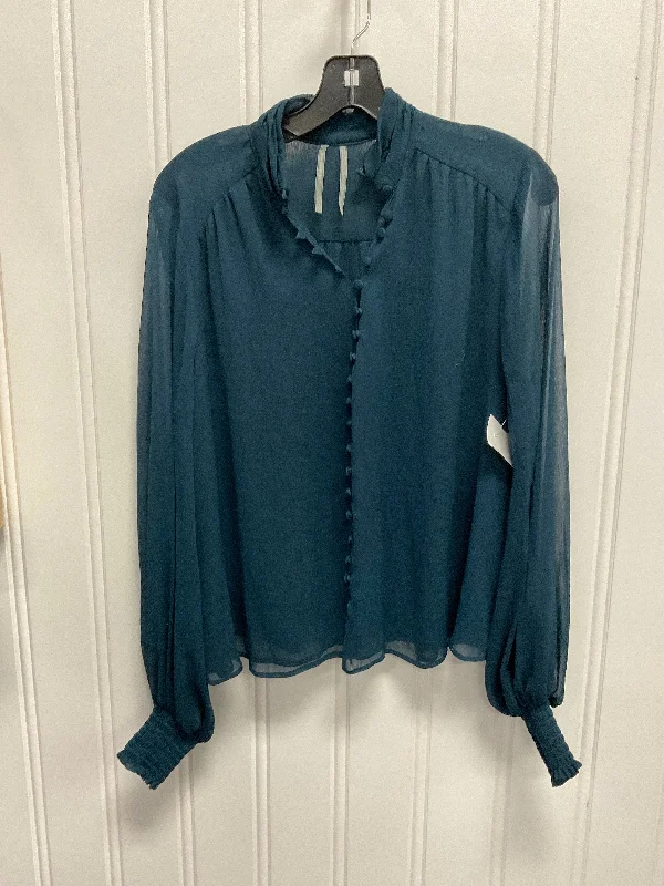 Top Ls By Anthropologie In Teal, Size:L Cool Men's Skate