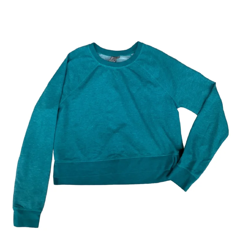 Blue Top Long Sleeve Designer Sweaty Betty, Size M Preppy Men's College