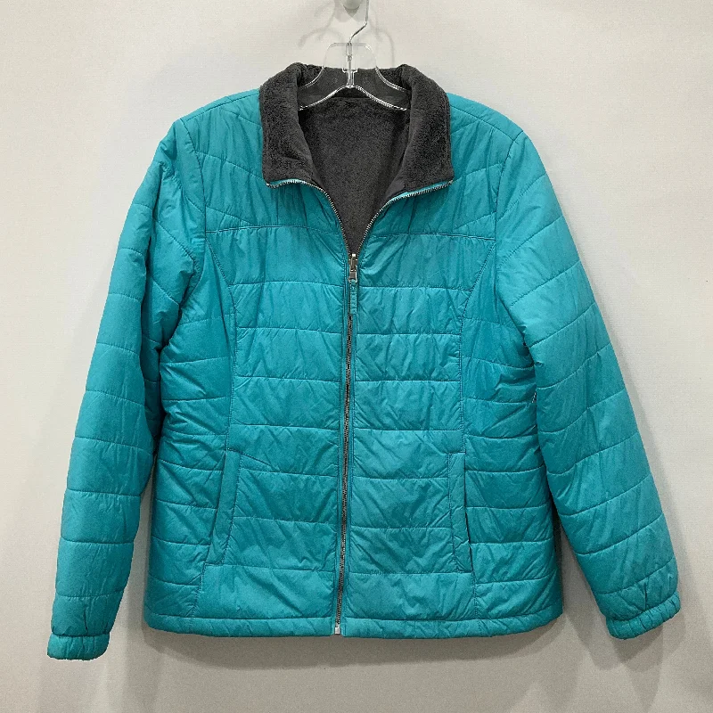Coat Puffer & Quilted In Blue, Size: M Bold Men's Statement