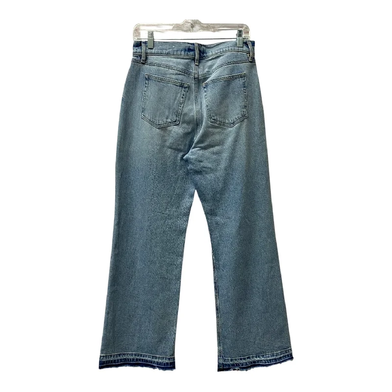 Jeans Wide Leg By Loft In Blue, Size:6 Youthful Men's Pop