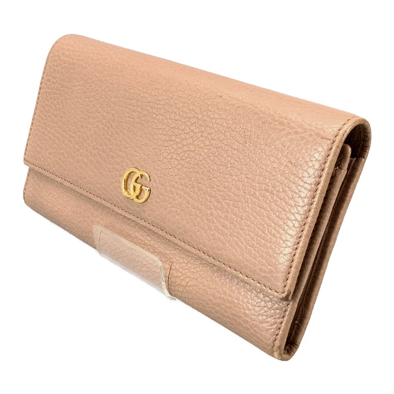 GUCCI/Long Wallet/Beige/Leather/Monogram/ Tough Men's Tactical