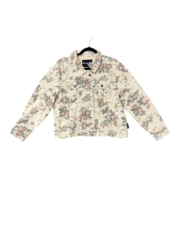 Jacket Denim By Clothes Mentor In Floral Print, Size: 2x Sophisticated Men's French