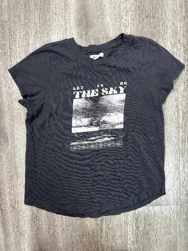Top Short Sleeve By Madewell In Grey, Size: S Stylish Men's Tropical 