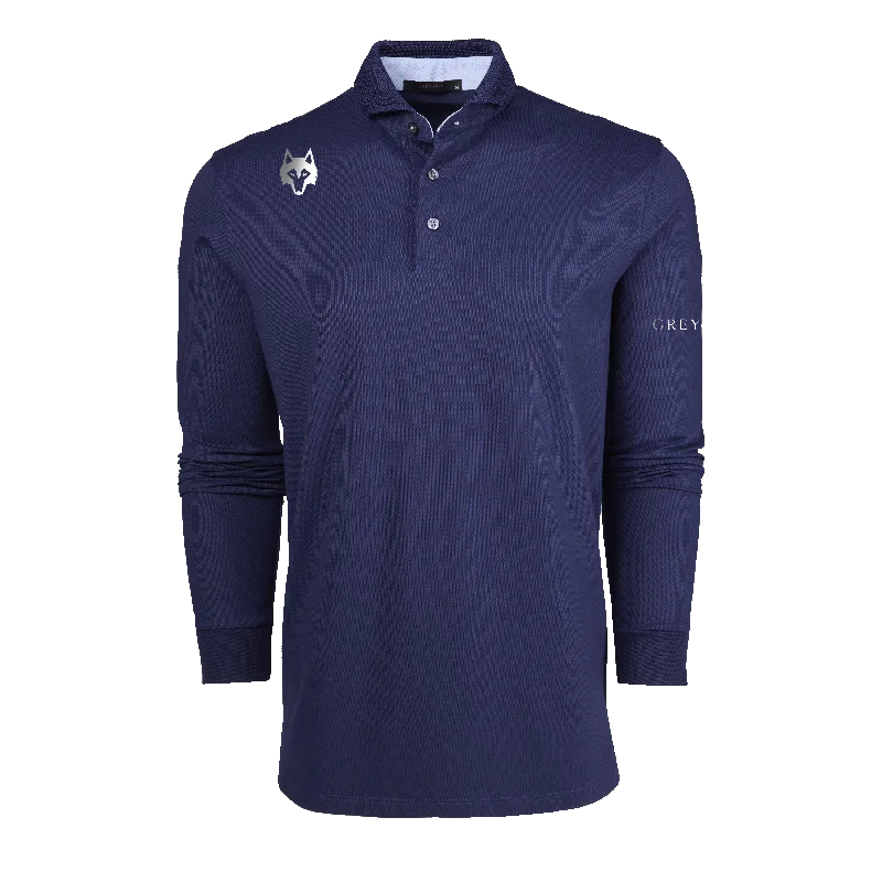 Players Club Cherokee Long Sleeve Polo Earthy Men's Sustainable 