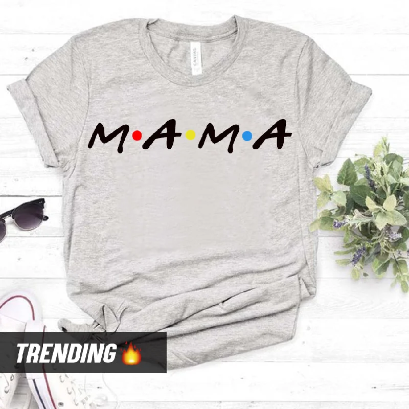 Mama Friends T-Shirt (MRK X) Unique Men's Upcycled