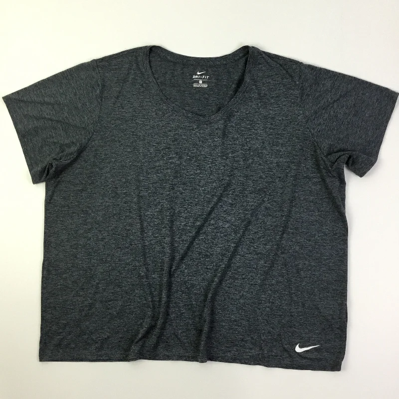 Athletic Top Short Sleeve By Nike Apparel In Grey, Size: 3x Dapper Men's Bow