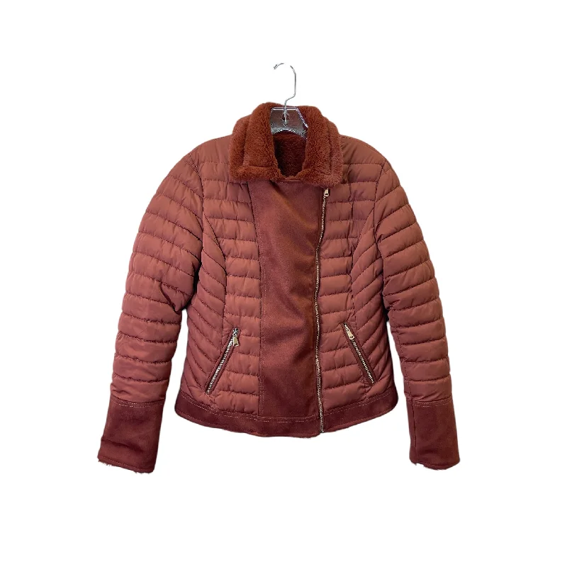 Jacket Other By La Coalition In Orange, Size:Xl Unique Men's Upcycled