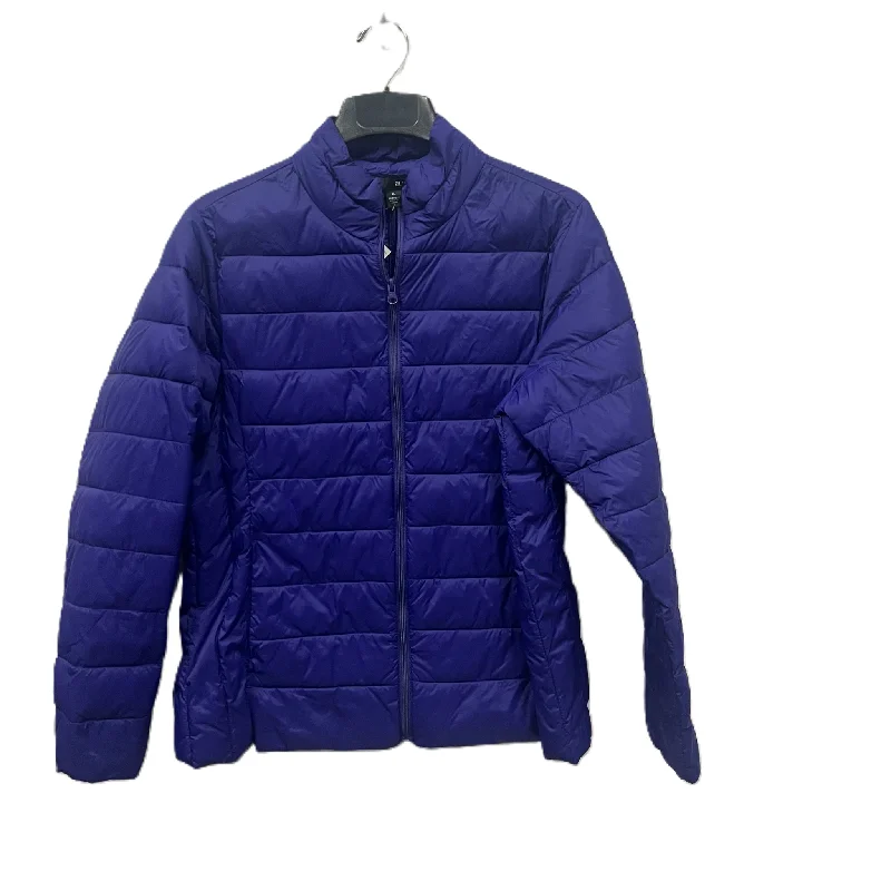 Coat Puffer & Quilted By Ana In Purple, Size: Xl Sleek Men's Contemporary 