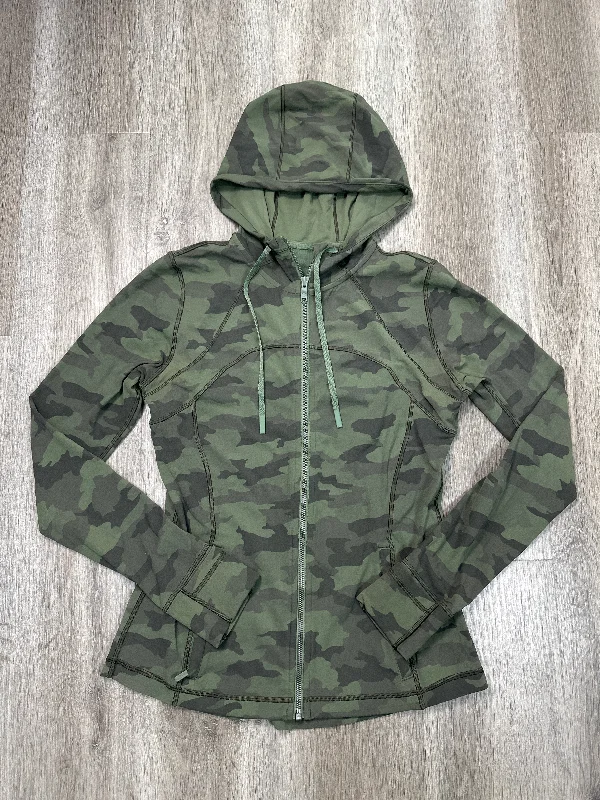 Athletic Jacket By Lululemon In Camouflage Print, Size: M Cool Men's Distressed