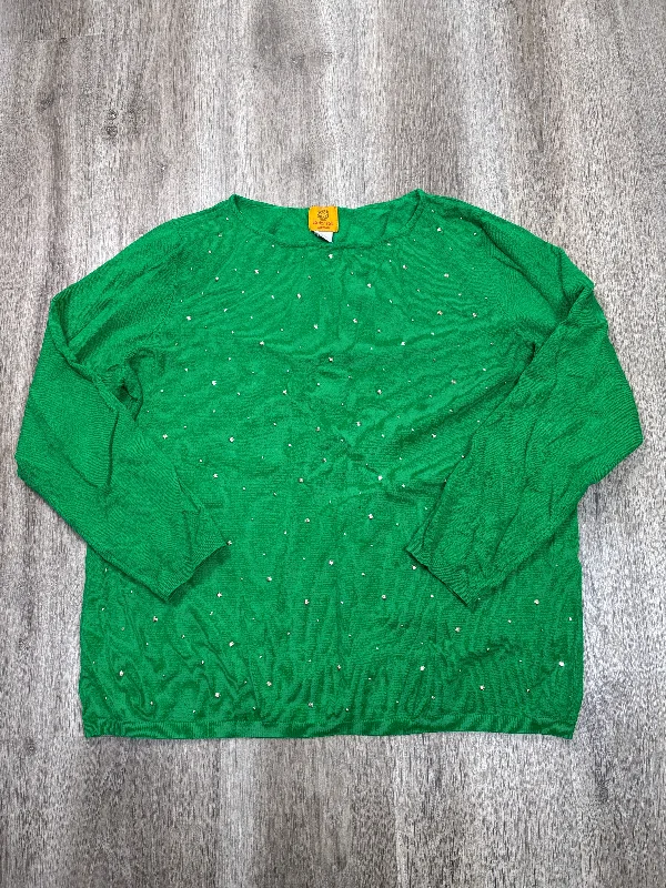 Top Long Sleeve By Ruby Rd In Green, Size: 1x Refined Men's Classic 